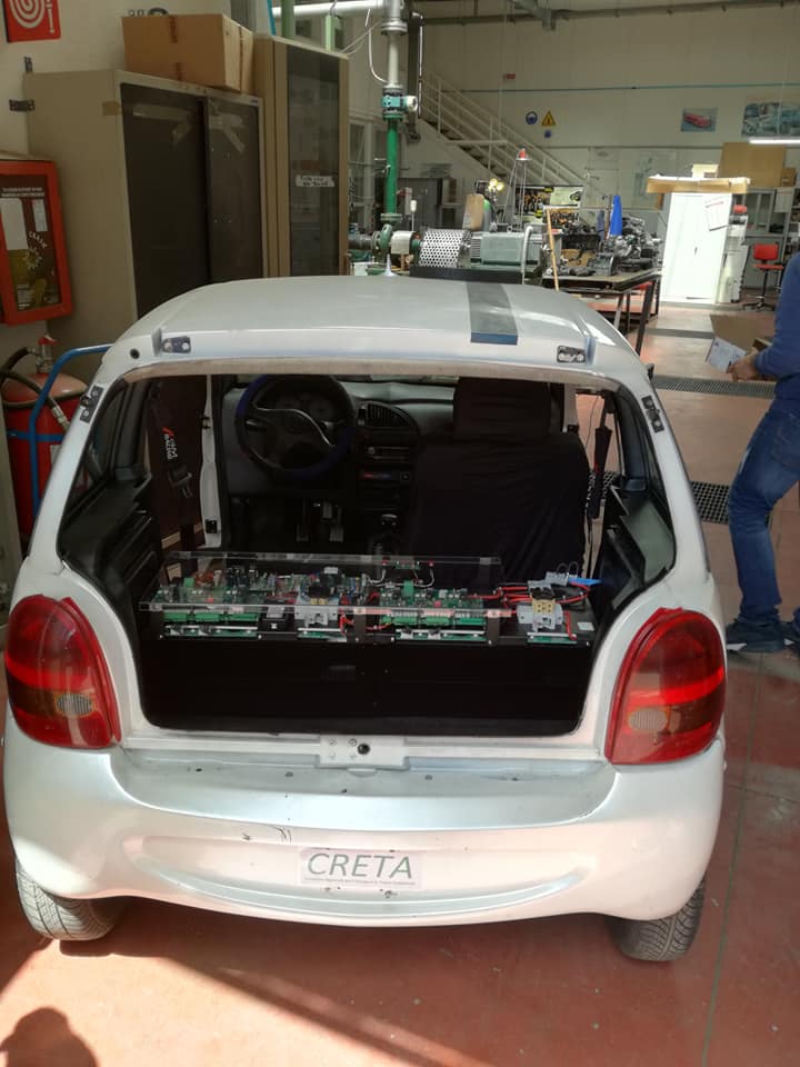 Immagini scattate durante i test