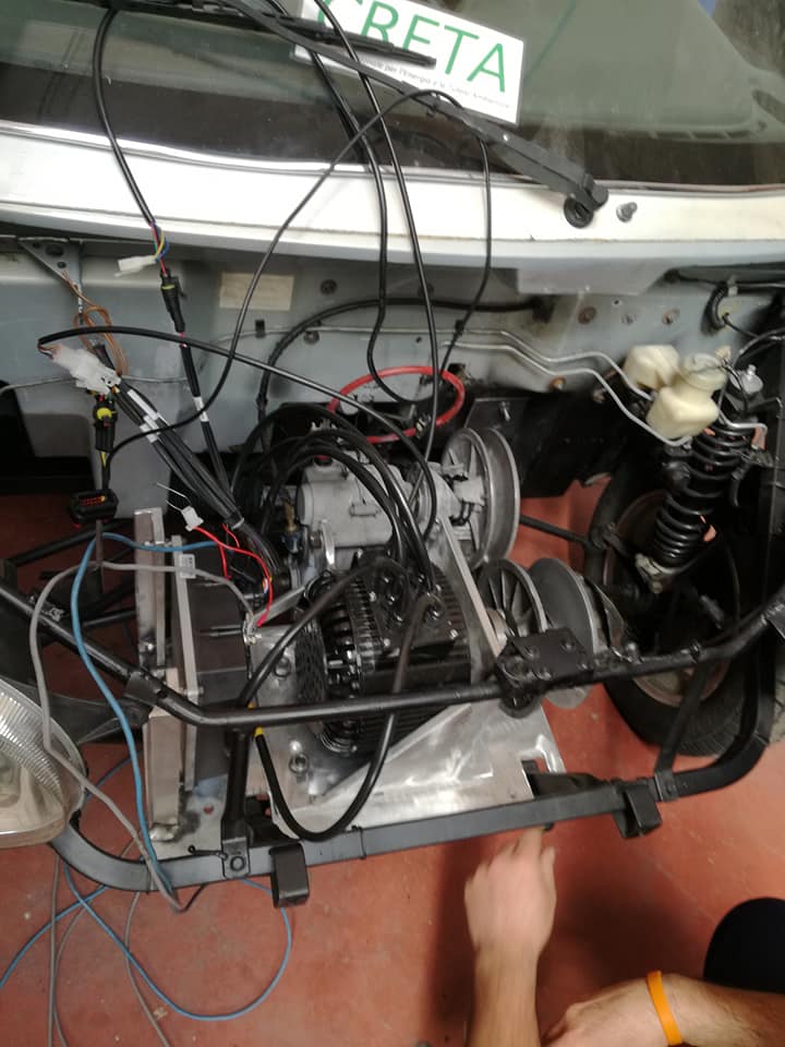 Immagini scattate durante i test